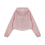 (W) Matin Kim Matin Crop Hoody Coating Jumper Pink
