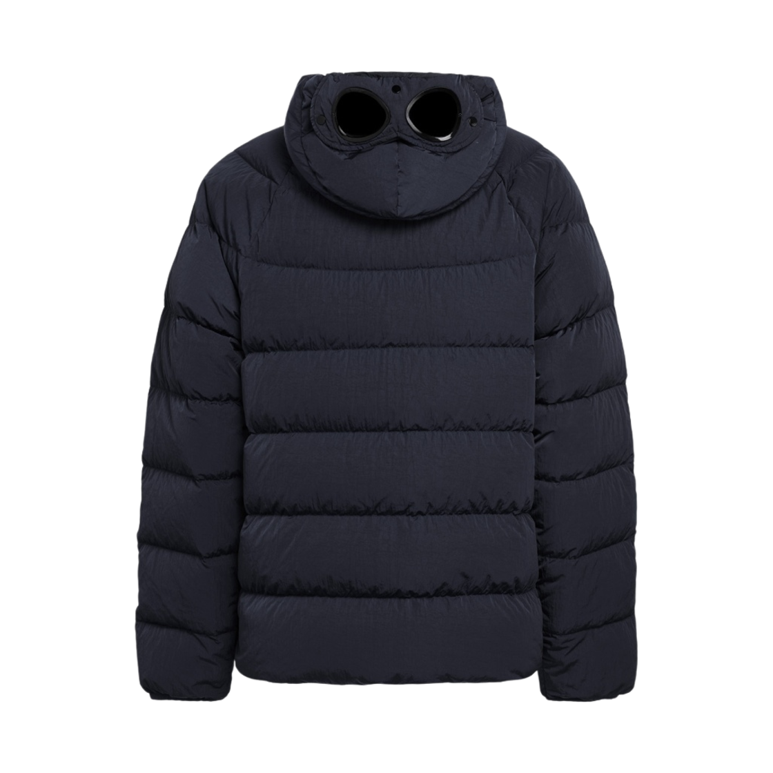C.P. 컴퍼니 에코 크롬 R 후드 다운 고글 자켓 토탈 이클립스 블루 - 23FW(C.P. Company Eco-Chrome R Hooded Down Goggle Jacket Total Eclipse Blue - 23FW) - 2