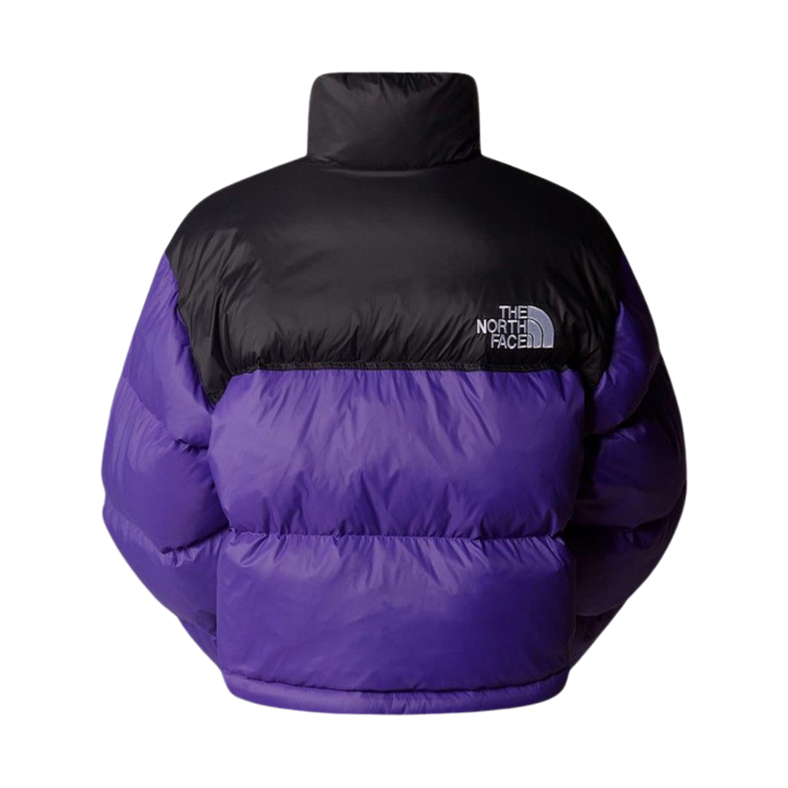 (W) 노스페이스 눕시 숏 다운 자켓 퍼플 블랙((W) The North Face Nuptse Short Down Jacket Purple Black) - 2