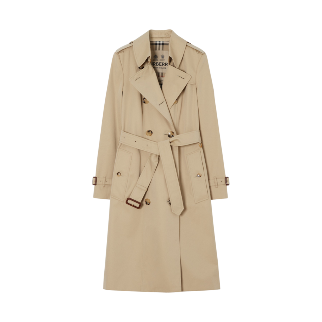 (W) 버버리 첼시 헤리티지 트렌치 코트 허니((W) Burberry Chelsea Heritage Trench Coat Honey) - 1
