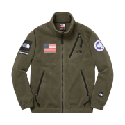 Supreme x The North Face Trans Antarctica Expedition Fleece Jacket Olive - 17SS