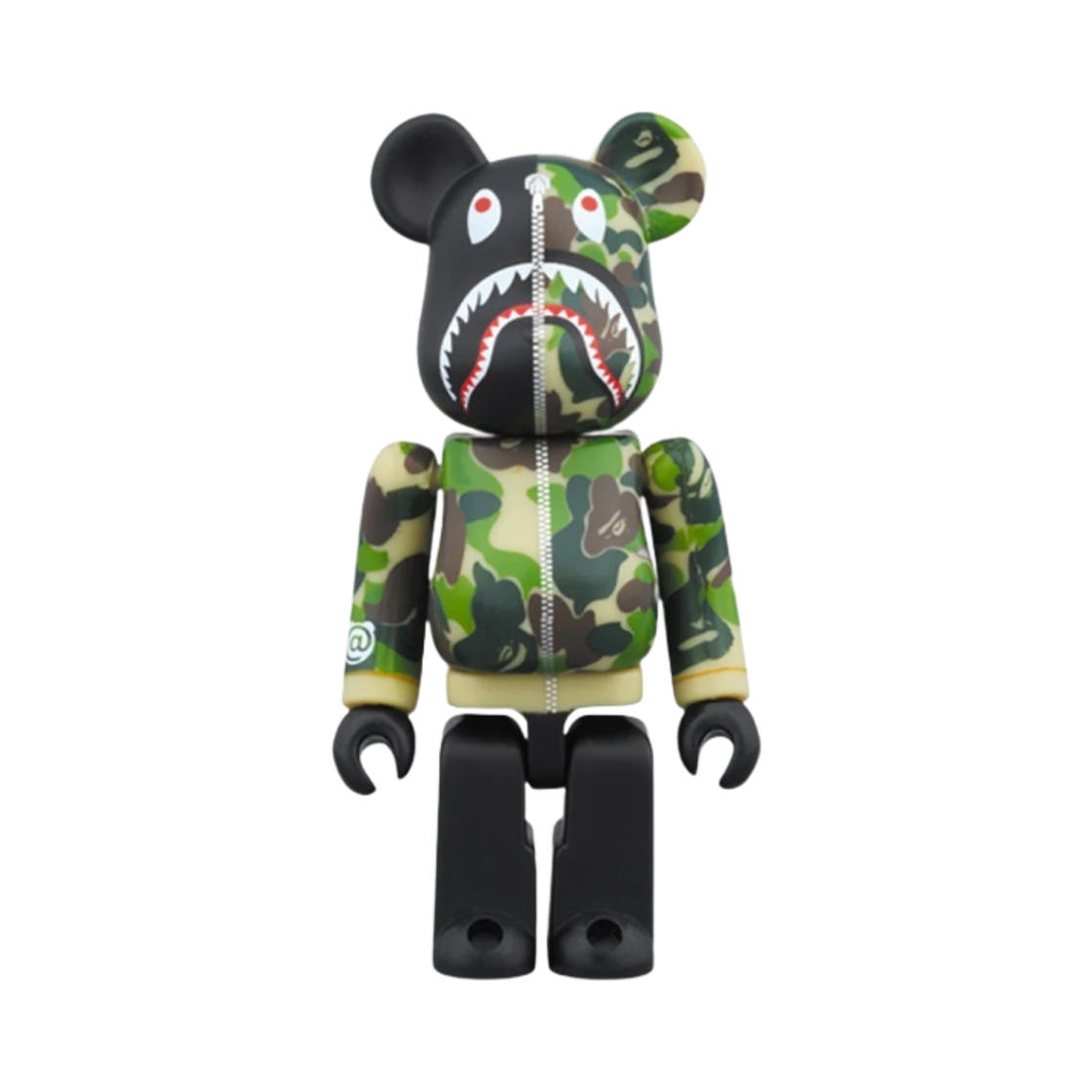 베어브릭 x 베이프 카모 샤크 그린 100%(Bearbrick x BAPE Camo Shark Green 100%) - 1