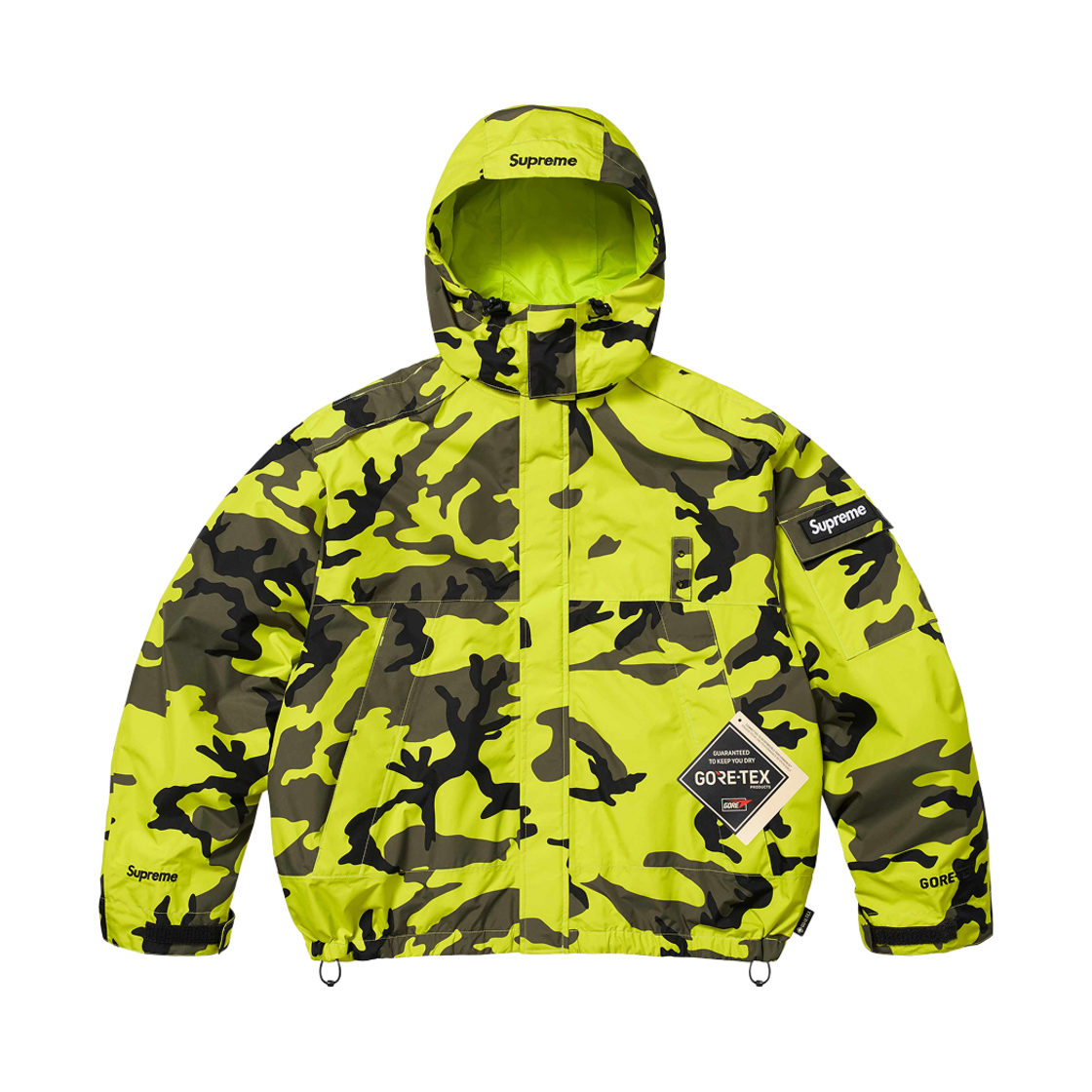 슈프림 투인원 고어텍스 쉘 + 퀼티드 라이너 베스트 플로레센트 카모 - 25SS(Supreme 2-in-1 Gore-Tex Shell + Quilted Liner Vest Fluorescent Camo - 25SS)