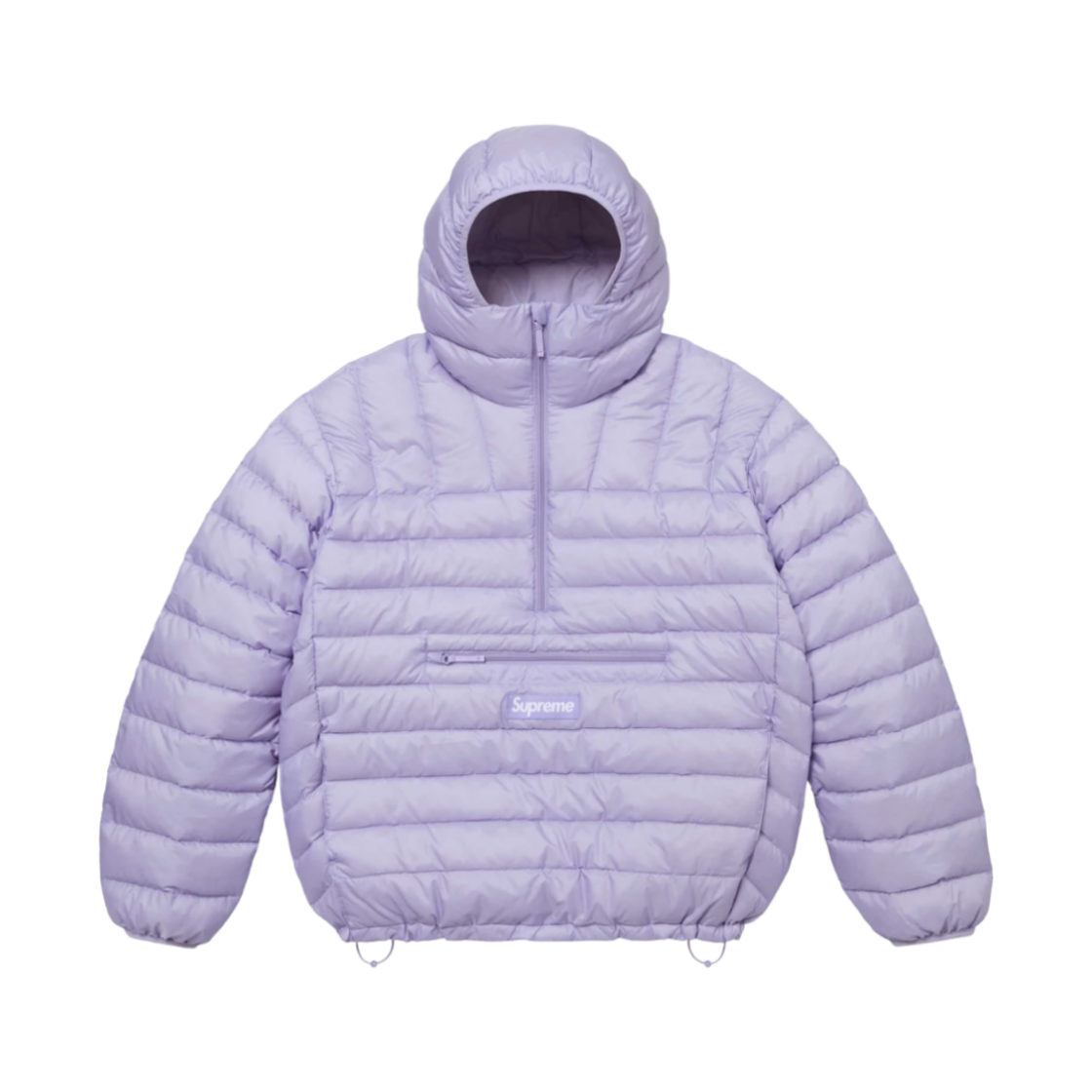 슈프림 마이크로 다운 하프 집 후드 풀오버 라일락 - 24FW(Supreme Micro Down Half Zip Hooded Pullover Lilac - 24FW)