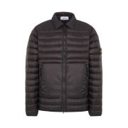 Stone Island 42124 Bio-Based Ripstop Nylon Light Down Shirt Jacket Black - 22SS