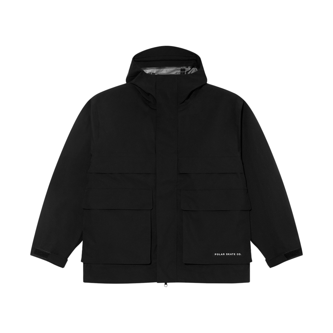 P000BJAI Polar Skate Co. Cargo Shell Jacket [Black]