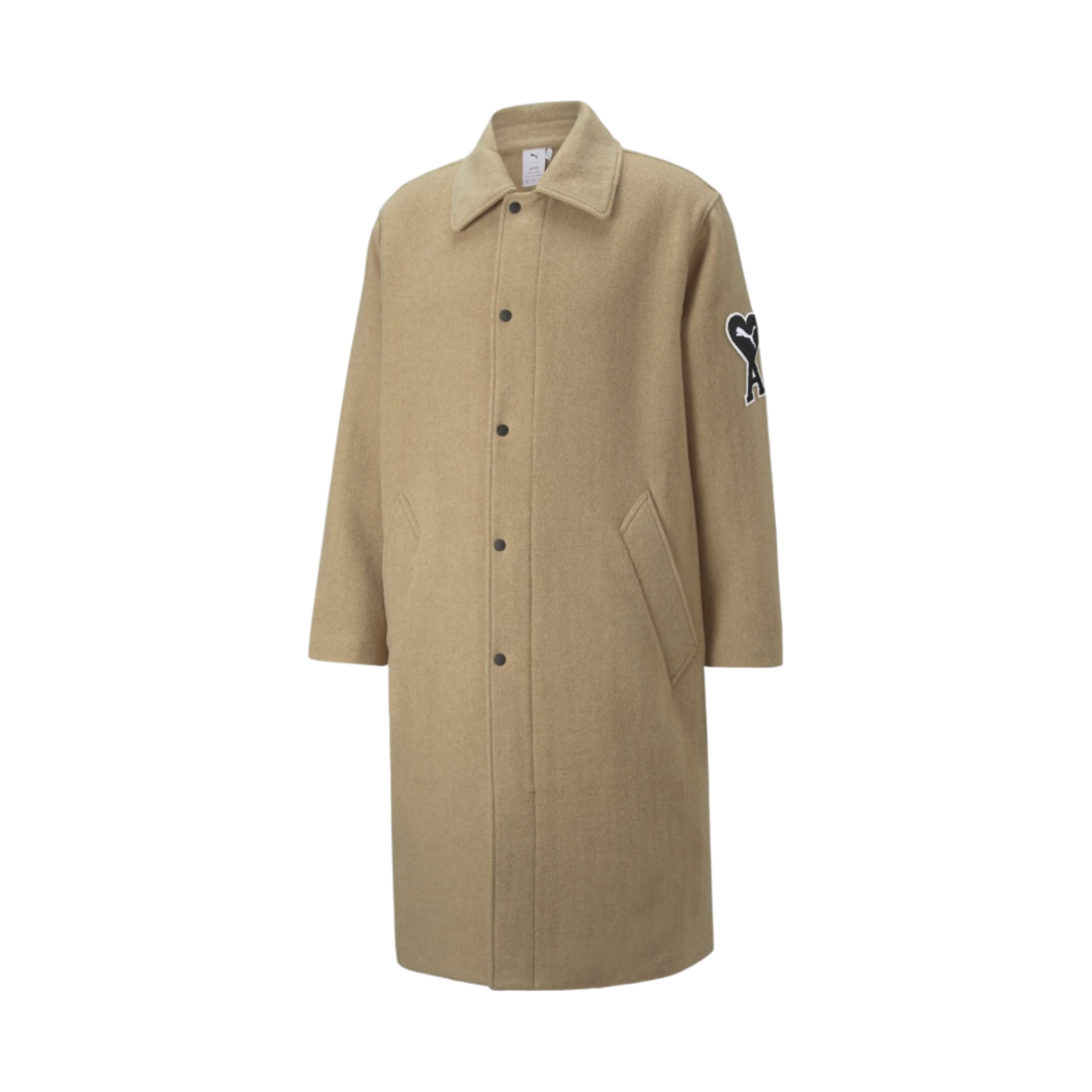 535997-67 Puma x AMI Coat Light Sand