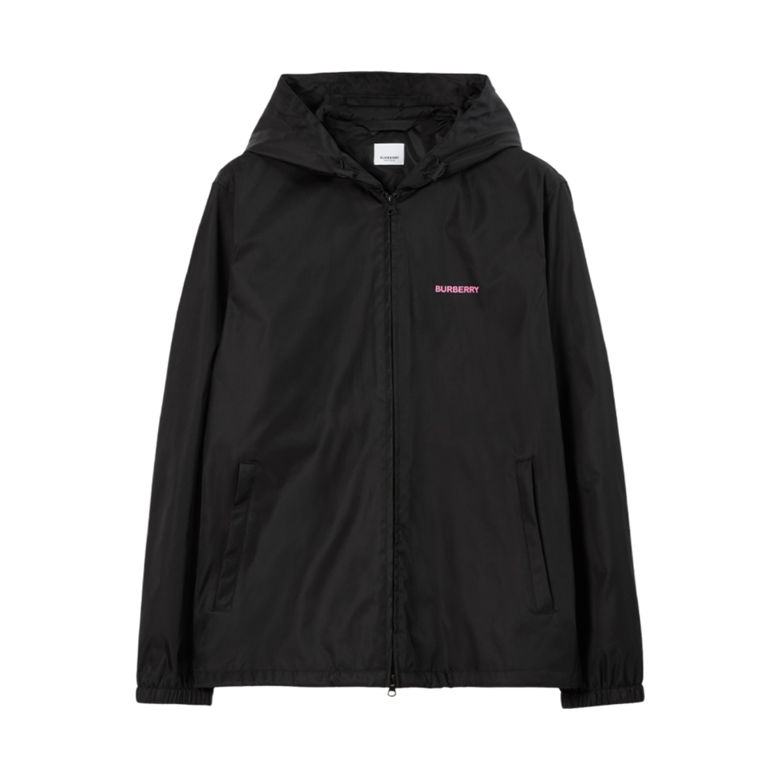 버버리 오크 리프 크레스트 나일론 후드 자켓 블랙