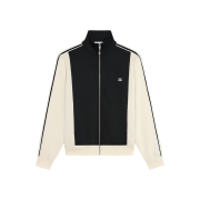 Celine Tracksuit Jacket in Double Face Jersey Black White