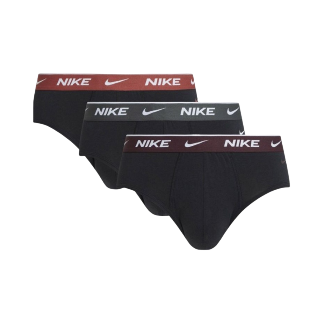 나이키 코튼 박서 브리프 블랙 (3개입)(Nike Cotton Boxers Briefs Black (3 Pack)) - 1