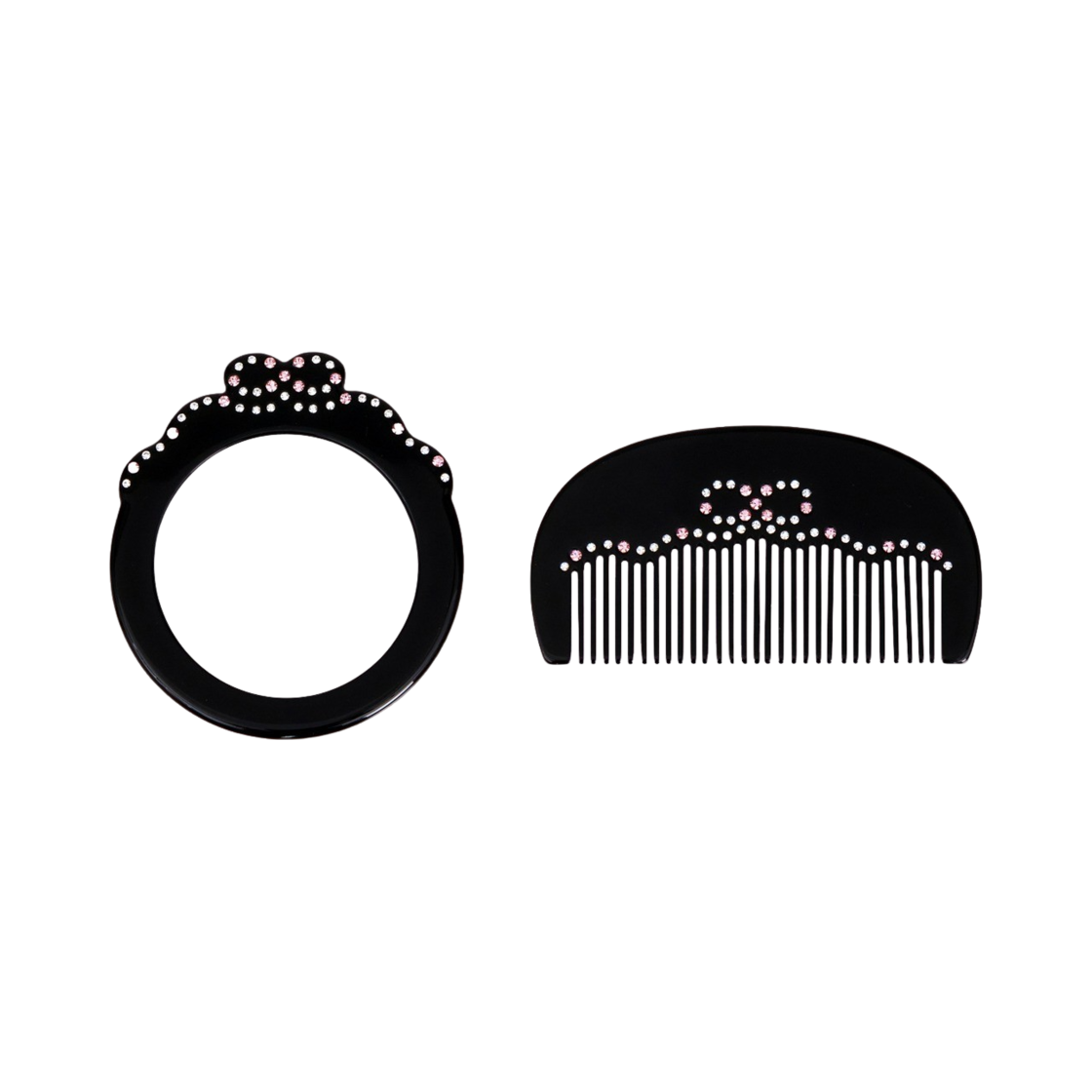 드니니 리본 빗 & 거울 세트(DNINI Ribbon Comb & Mirror Set)
