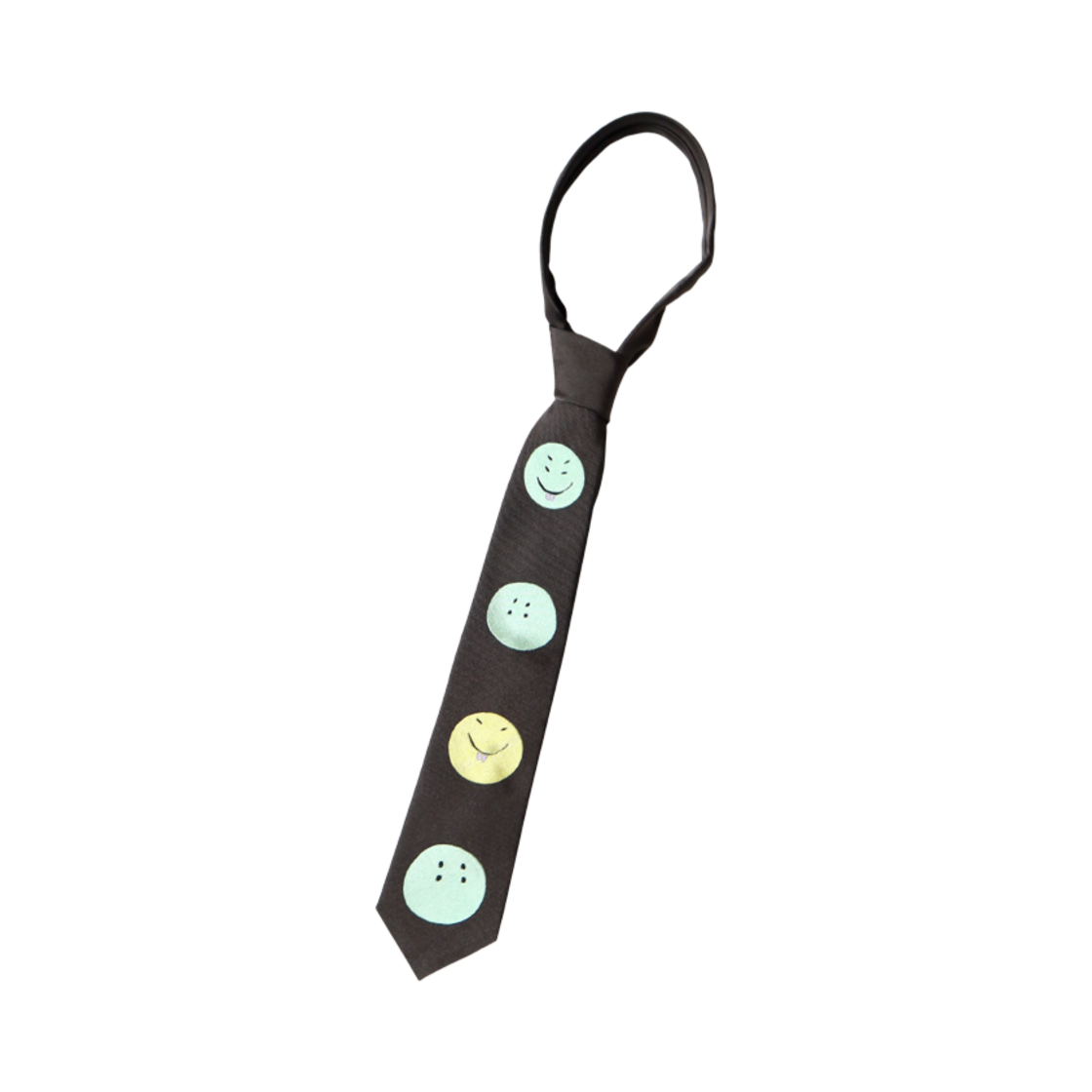 캐피탈 실크 트윌 재프 타이 블랙 민트