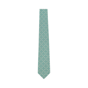 Ferragamo Gancini Silk Tie Verde