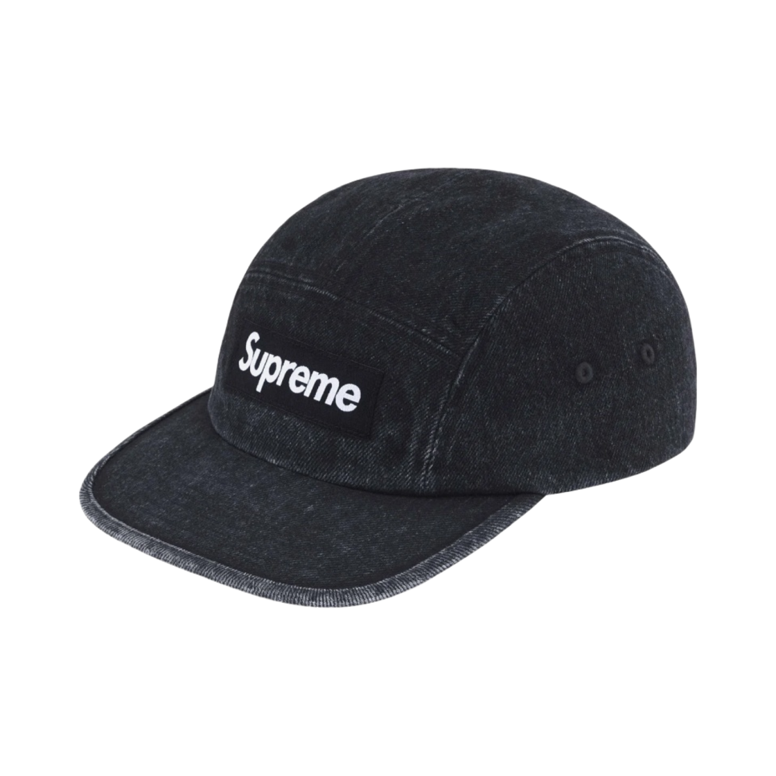 슈프림 데님 캠프캡 블랙 - 24SS(Supreme Denim Camp Cap Black - 24SS)