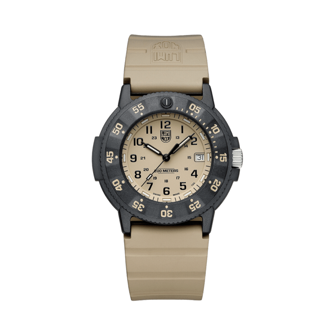 XS-3010-EVO-S Luminox Original Navy Seal Dive 43mm Genuine Rubber Beige