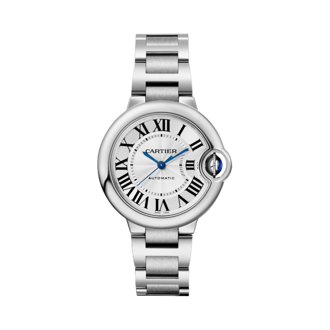 까르띠에 발롱 블루 드 워치 33mm 오토매틱 스틸