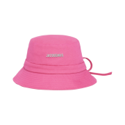Jacquemus Le Bob Gadjo Bow Bucket Hat Pink