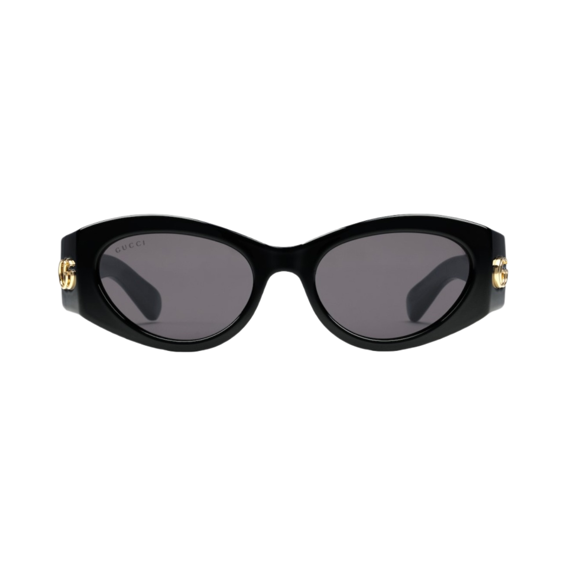 (W) 구찌 캣아이 프레임 선글라스 블랙 아세테이트((W) Gucci Cat-Eye Frame Sunglasses Black Acetate) - 1