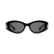 (W) Gucci Cat-Eye Frame Sunglasses Black Acetate