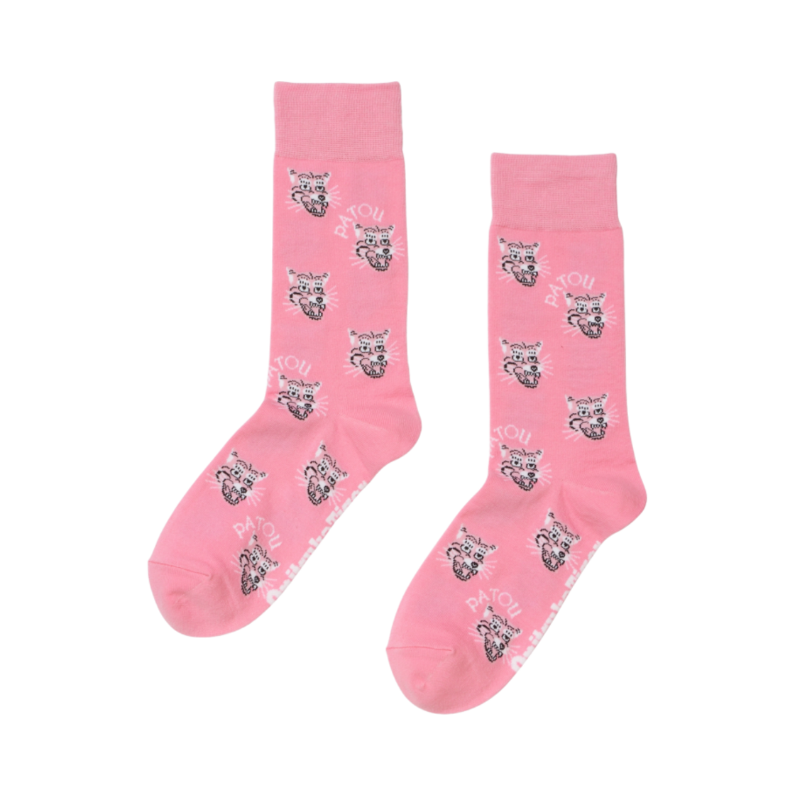 3183B137-700 Onitsuka Tiger x Patou Middle Socks Light Pink