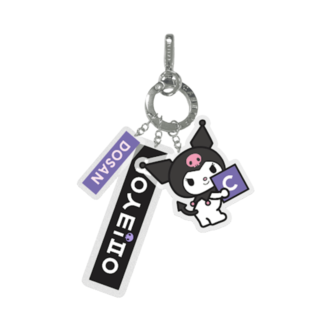 - Casetify x Kuromi Charm Keychain - Dosan Exclusive