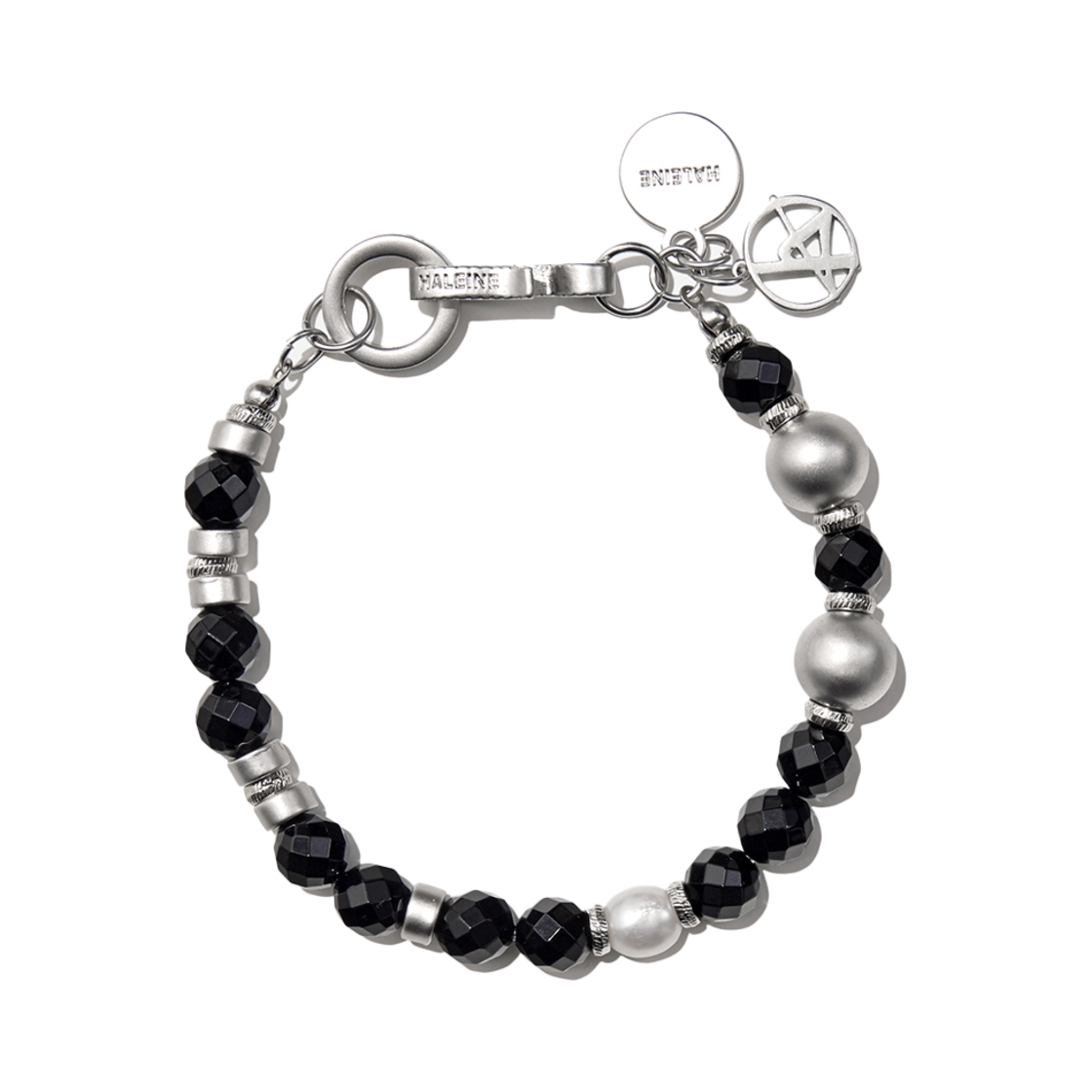 알렌느 젬스톤 브레이슬릿 블랙(Haleine Gemstone Bracelet Black (WA103))
