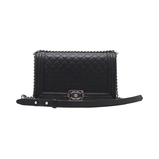 ITFM625OWBJ5 Chanel Boy Bag Medium Caviar