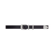 Celine Medium Western Belt in Vintage Calfskin Black