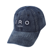 Iro Troyes Iro Logo Denim Ballcap Blue