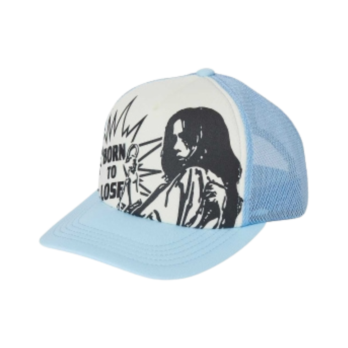 02251QH09 Hysteric Glamour Born To Lose Mesh Cap Blue