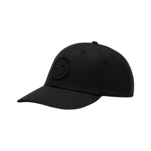 K1S1591009-96S0065-V0029 Stone Island 9100996 Embroidery Logo Ball Cap Black - 25SS