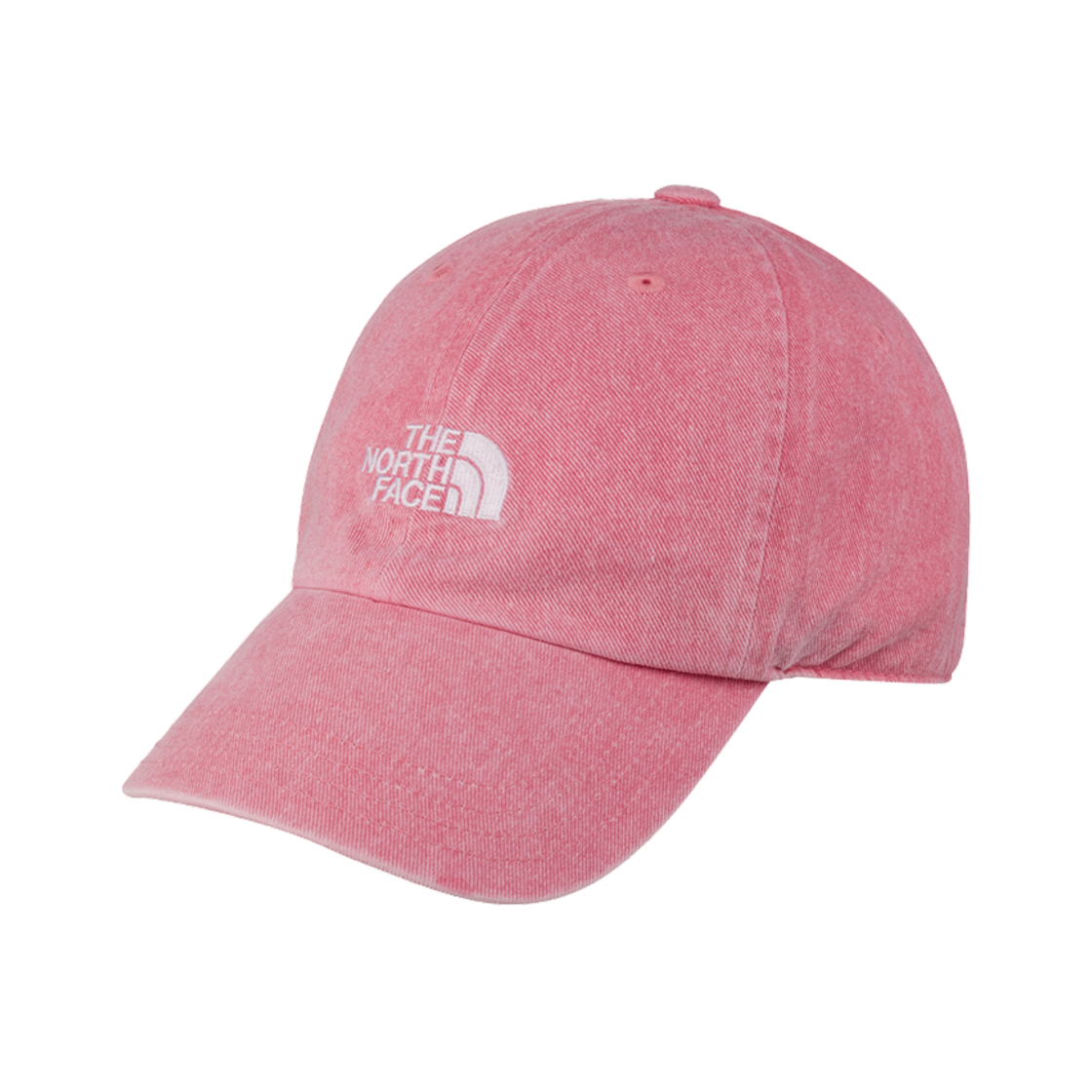 NE3CR01L The North Face White Label Logo Ball Cap Hot Pink