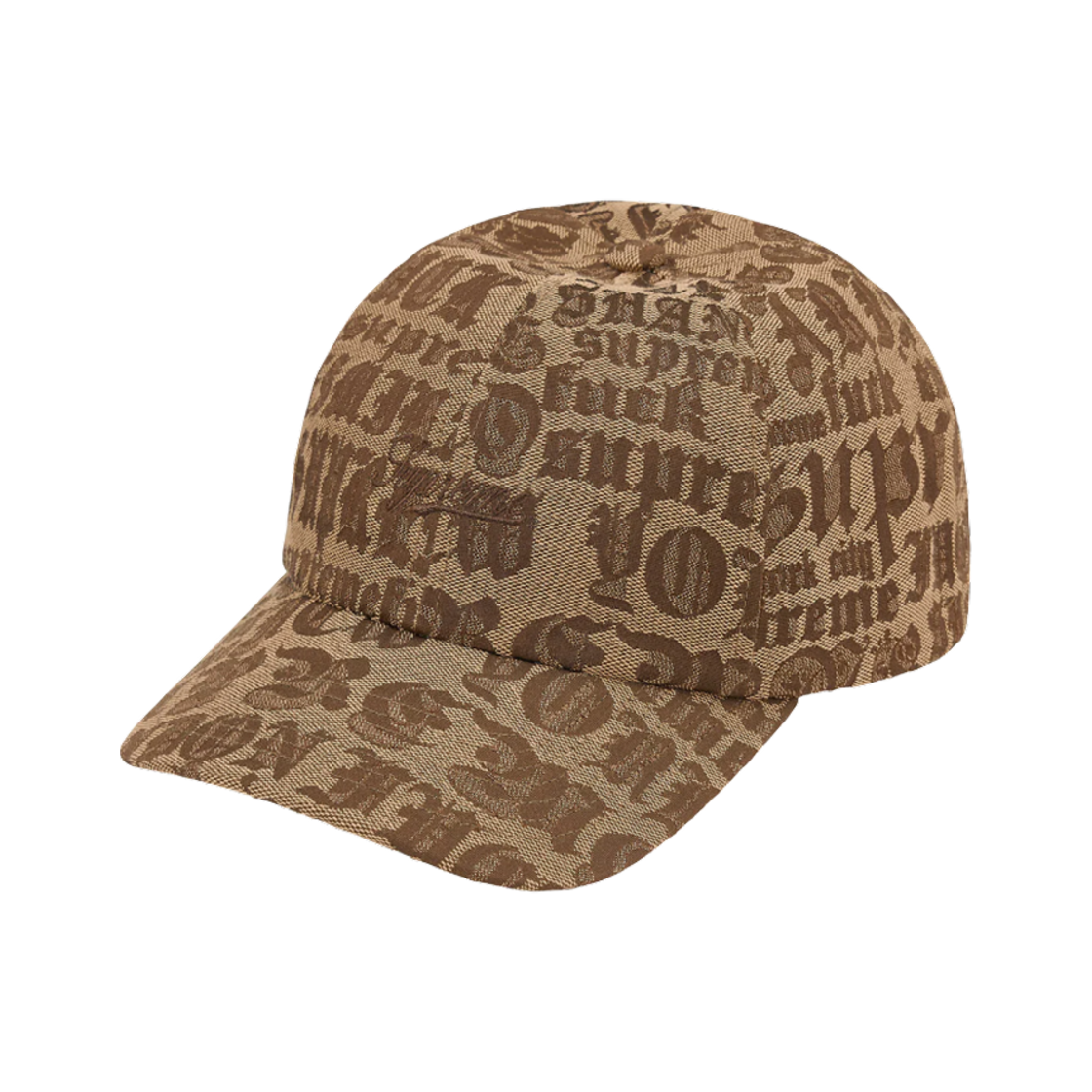 - Supreme Cities Jacquard 6-Panel Tan - 25SS