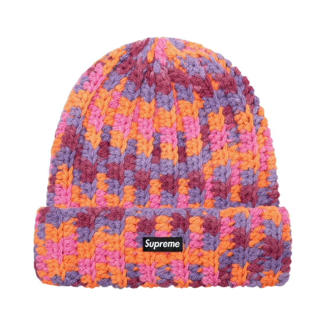 슈프림 크로쉐 비니 오렌지 - 21FW(Supreme Crochet Beanie Orange - 21FW) - 1