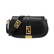 Versace Greca Goddess Mini Shoulder Bag Black Gold