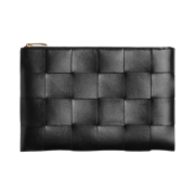 Bottega Veneta Medium Pouch Black
