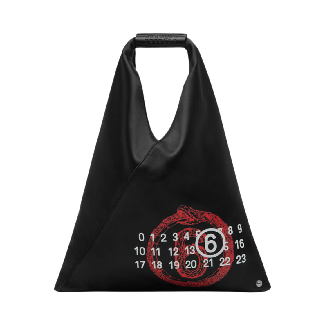 S54WD0043P7364T8013 MM6 Maison Margiela Year of The Snake Japanese Small Bag Black