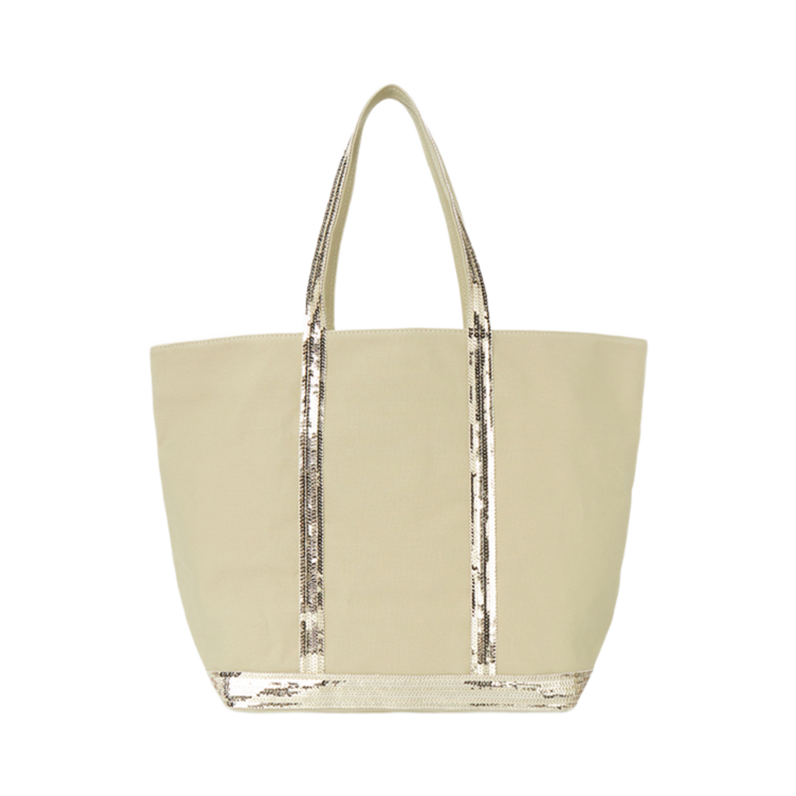 0PVE01-V40315-621 Vanessa Bruno Canvas L Cabas Tote Bag Blanc