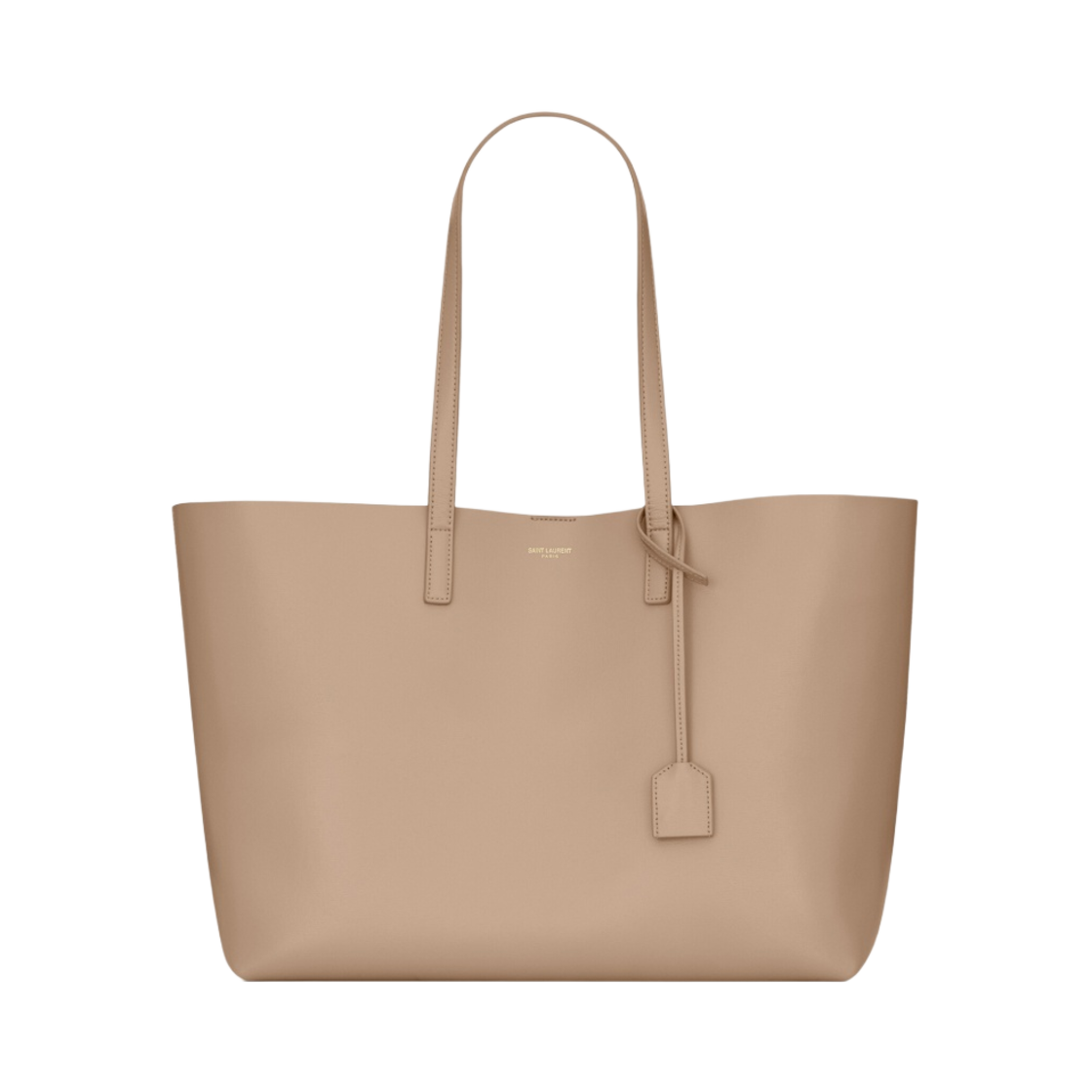 생로랑 서플 레더 이스트/웨스트 쇼핑백 다크 베이지(Saint Laurent Shopping Bag East/West in Supple Leather Dark Beige) - 1