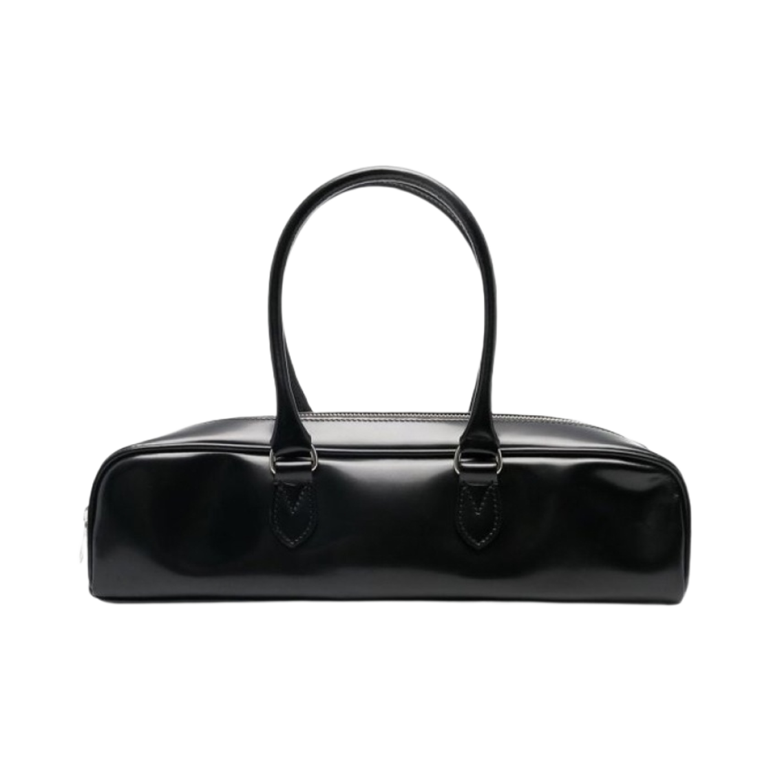 RJK2020511 Comme des Garcons Smooth Leather Tote Bag Black