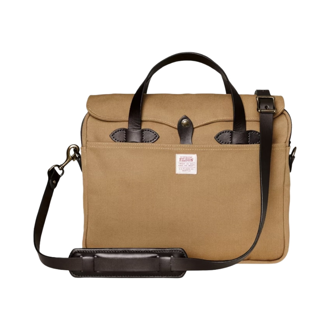20195528 Filson Rugged Twill Original Briefcase Tan