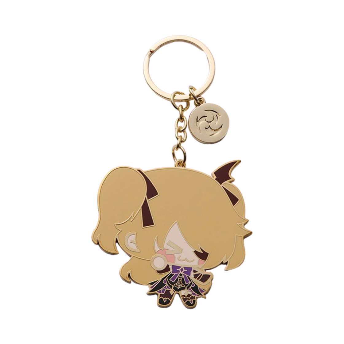 6972957486258 Genshin Metal Keychain Chibi Character Fischl