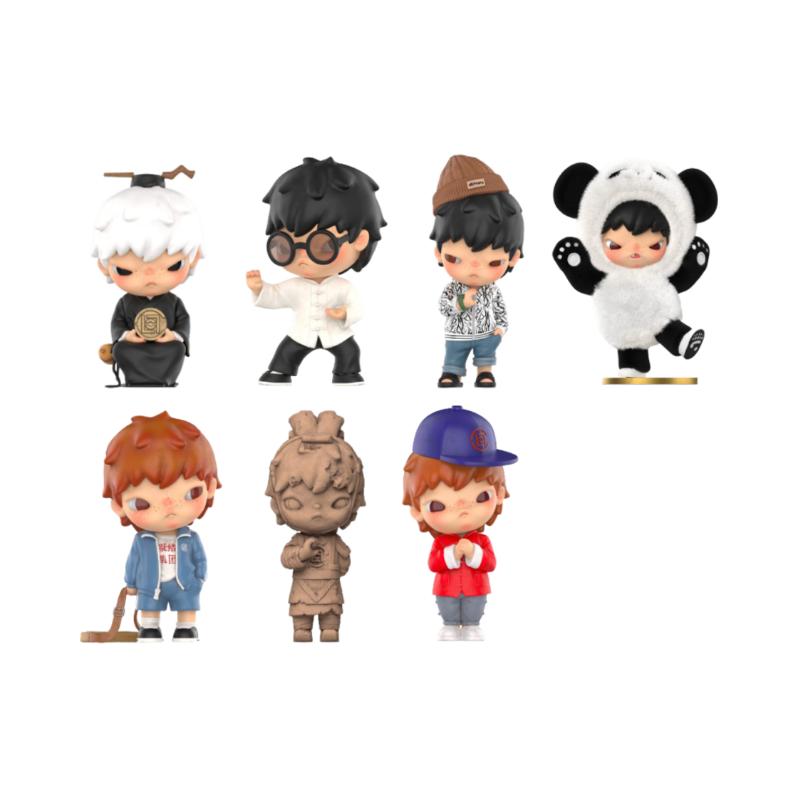 팝마트 히로노 x CLOT 시리즈 기프트 박스 에디션 미개봉 랜덤박스 (6개입)(Pop Mart Hirono x Clot Series Gift Box Edition Sealed Case (6 Blind Boxes)) - 2