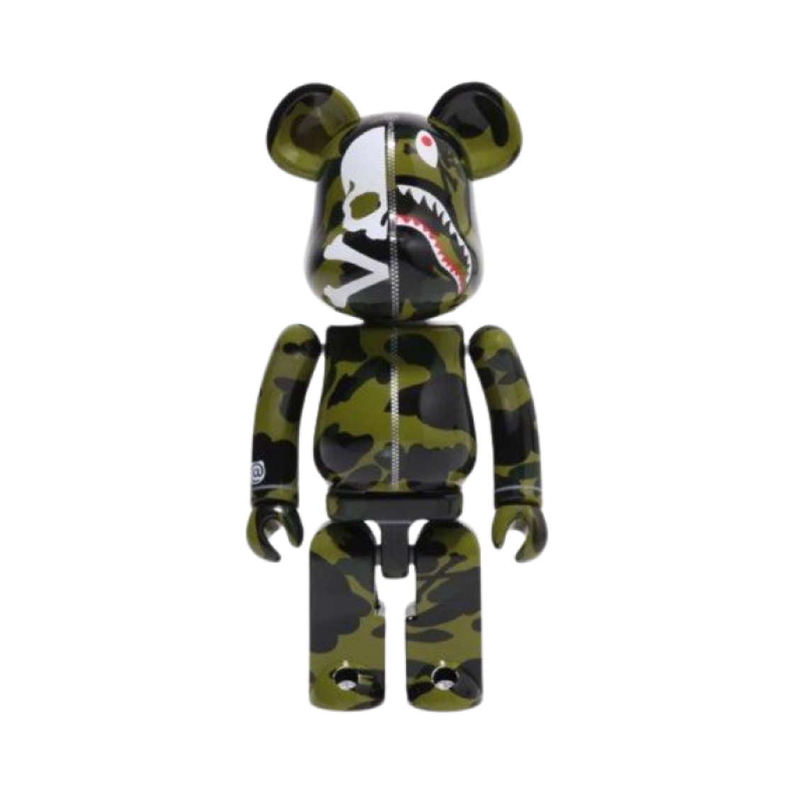 베어브릭 메디콤 x 베이프 x 마스터마인드 초합금 200% 그린(Bearbrick Medicom x BAPE x Mastermind Chogokin 200% Green) - 1