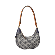 Tory Burch T Monogram Crescent Bag Tory Navy