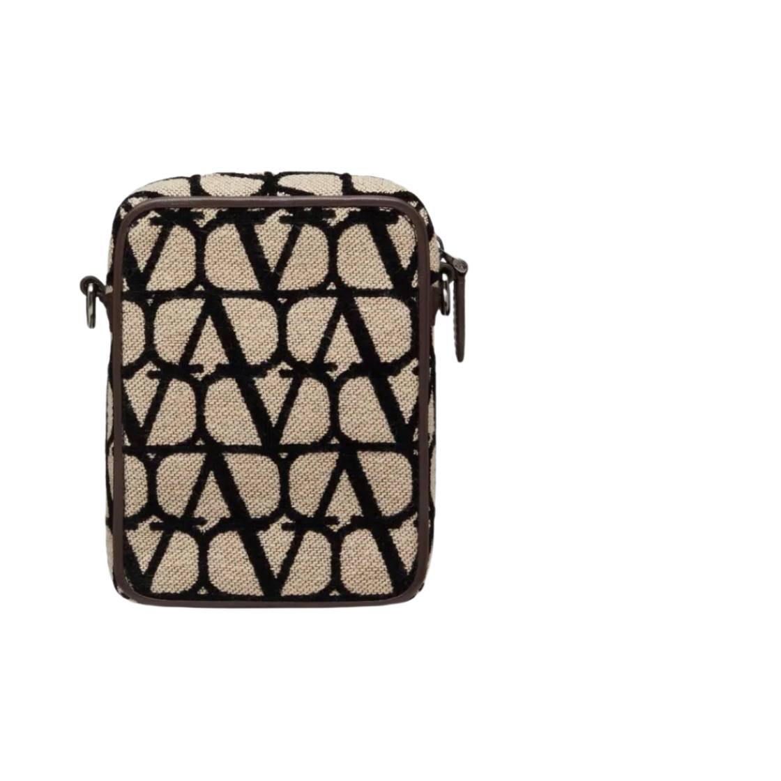 발렌티노 트왈 아이코노그래피 미니 로코 숄더백 베이지 블랙(Valentino Toile Iconographe Mini Loco Shoulder Bag Beige Black) - 4