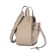 Loewe Mini Hammock Drawstring Bag in Classic Calfskin Sand