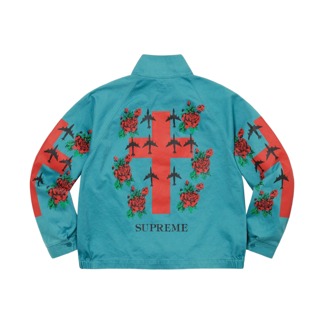 슈프림 디스트럭션 오브 퓨리티 해링턴 자켓 틸 - 23SS(Supreme Destruction Of Purity Harrington Jacket Teal - 23SS) - 2