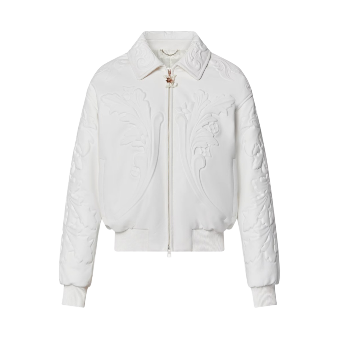 루이비통 LV 오너먼트 레더 블루종 화이트(Louis Vuitton LV Ornaments Leather Blouson White) - 1