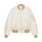 Stussy Waxed Built Bomber Jacket Cream